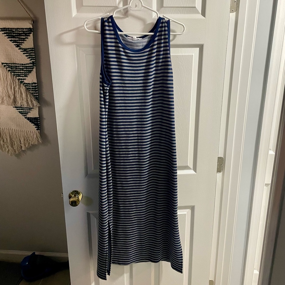 BB Dakota striped maxi tank dress